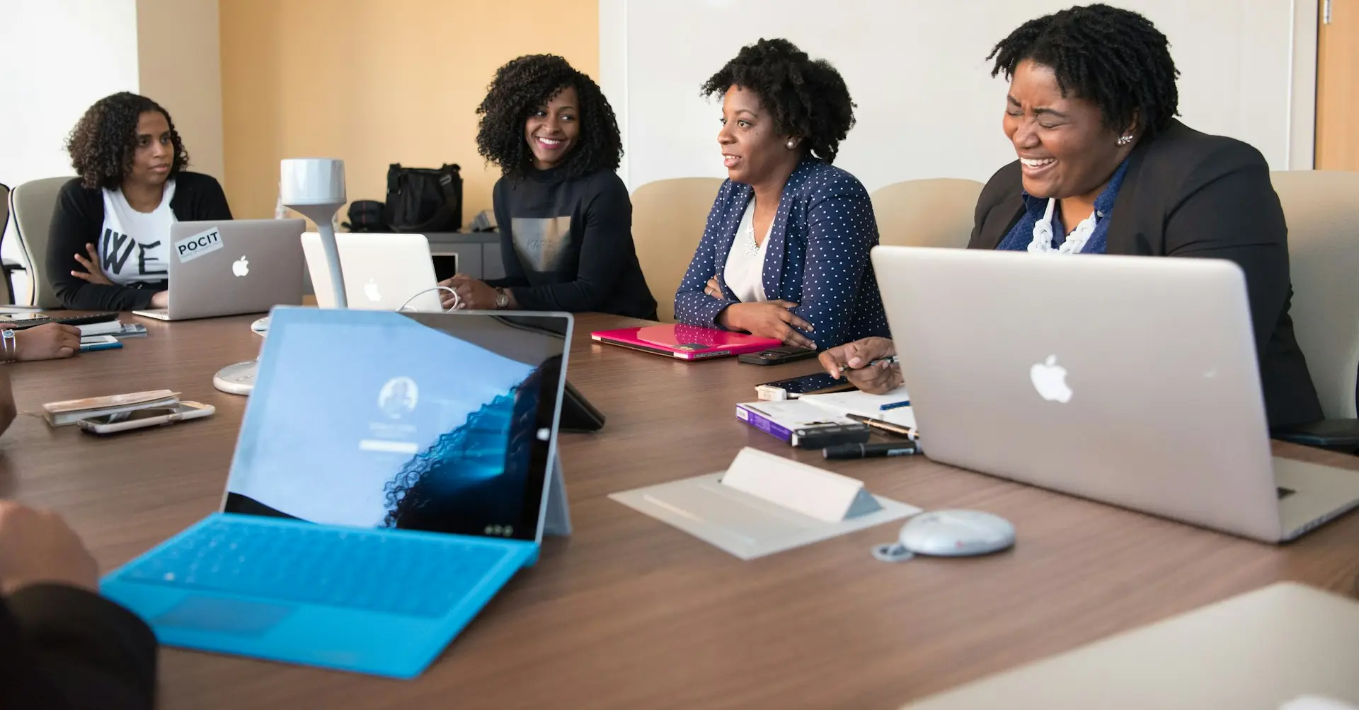 woman using MacBook